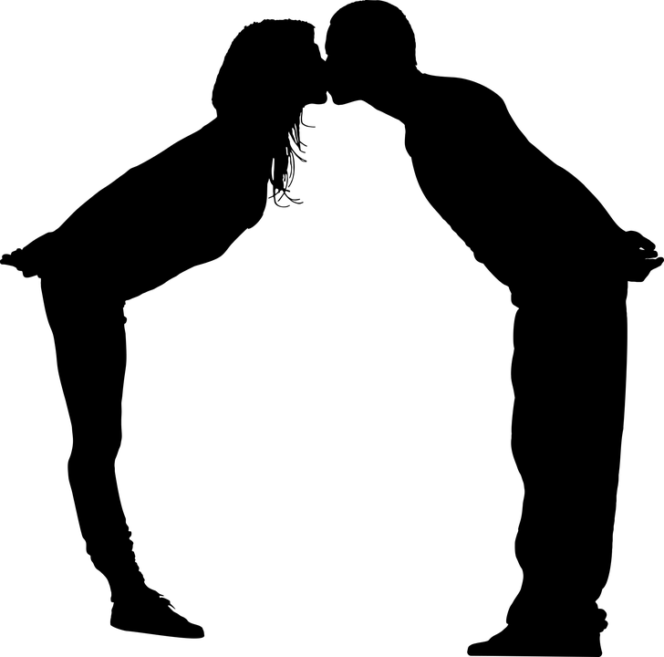 Coppia, Amore, Silhouette, Romanticismo, Romantico