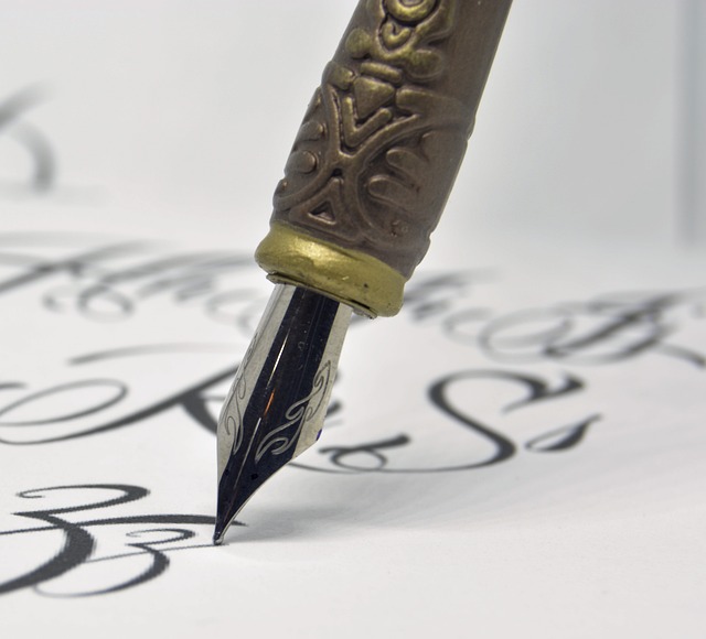 Free Abstract Calligraphy Writing photo and picture