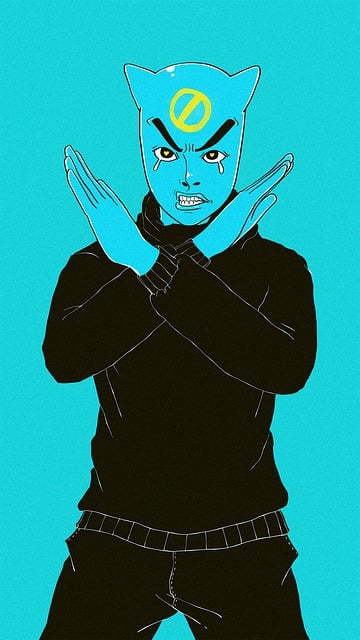 Free objection prohibition anger illustration