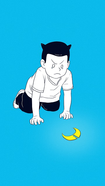 Free boy child broken illustration