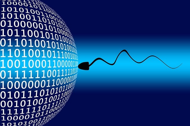 Free connection contact binary illustration