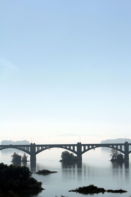 Puente, Agua, Paisaje, Río, Arquitectura