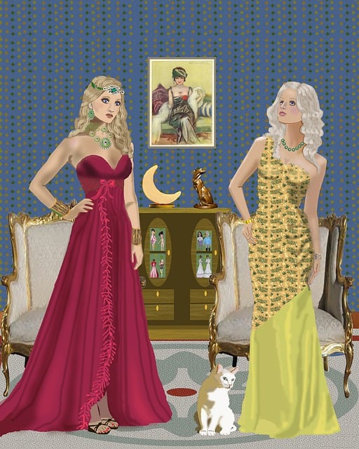 Free Two Models Beautiful Women illustration and picture