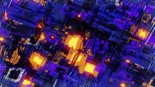 Free fantastic technology futuristic illustration