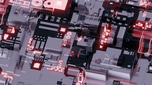 Free fantastic technology futuristic illustration