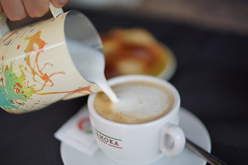 Kaffebar, Kaffe, Mælk, Morgenmad