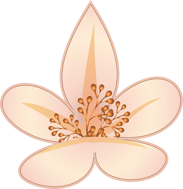Free flower mughal painting south asian vector