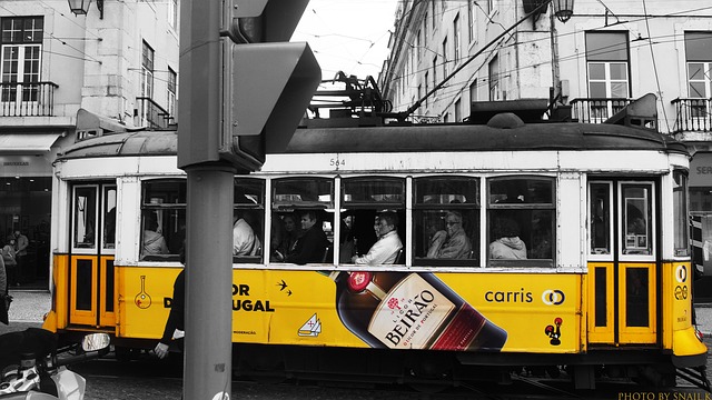Lissabon, Portugal, Straßenbahn