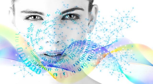 Free woman face web illustration