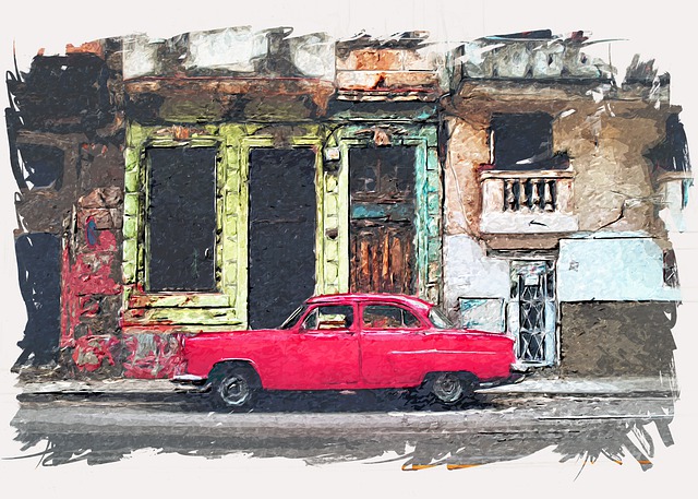 Free car transportation adventure illustration