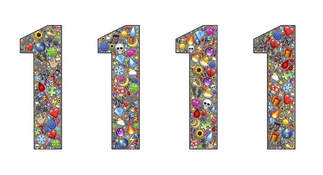 Free ones elevens omen illustration