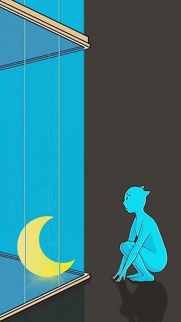 Free painting creativity moon illustration