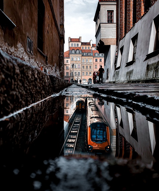 Photoshop, Manipulare, Tren, Reflecţie