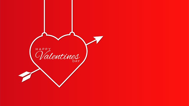 Free valentine day love heart illustration