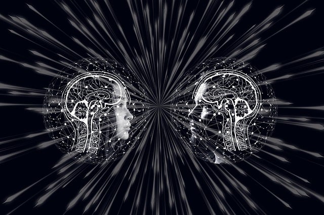 Free artificial intelligence brain think illustration