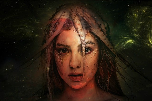 Download free HD stock image of Fantasy Portrait Free fantasy portrait face illustration
