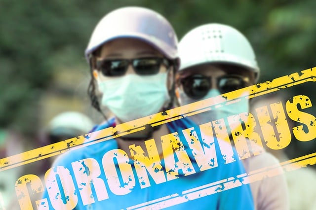 Free coronavirus virus mask illustration