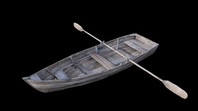 Boot, Alt, Erz, Isoliert, Schwarz Boot