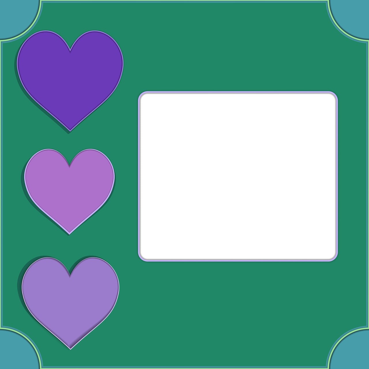 FRONT OVERLAY SHORT SOLIS HEART