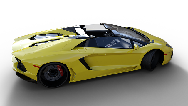 Free lamborghini supercar isolated illustration