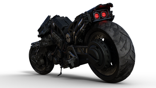 Free motorcycle mad max isolated illustration