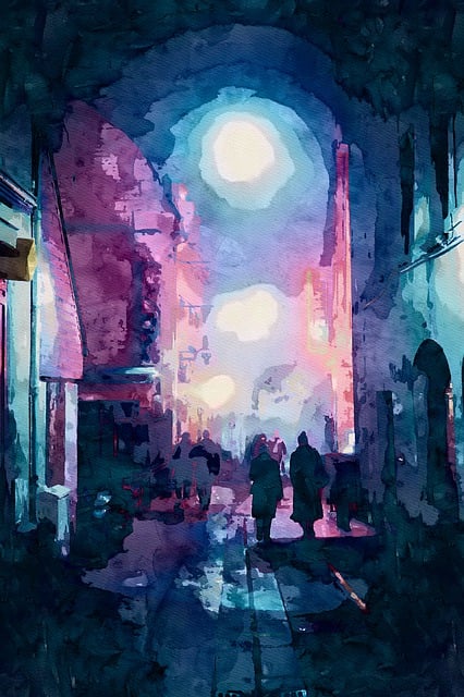 Akvarel, Maleri, Kunst, Effekt, Farverig
