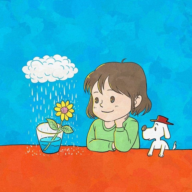 Free painting fantasy girl illustration