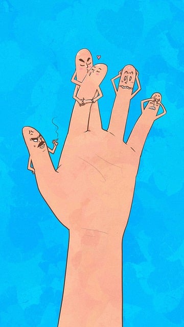 Malen, Fantasie, Finger, Satire