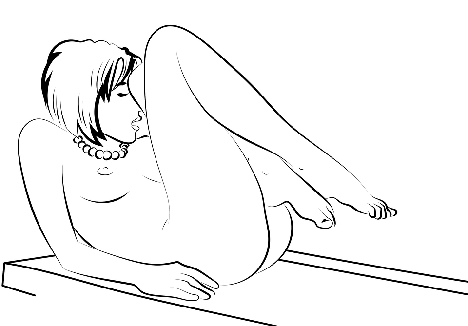 Naked Girl Drawing