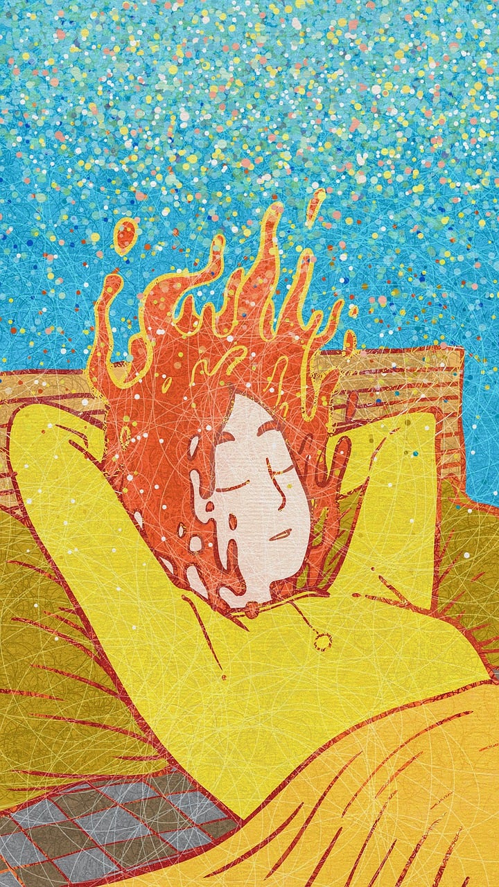 Download Painting, Girl, Dream. RoyaltyFree Stock Illustration Image