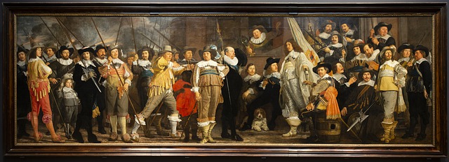 Free amsterdam rijksmuseum militia company of district viii illustration
