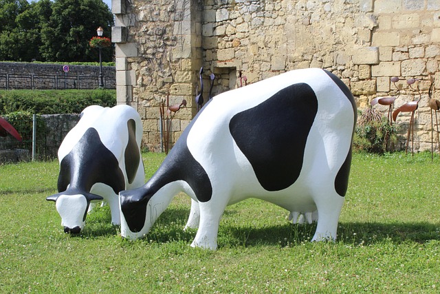 Free Cows Sculpture photo and picture