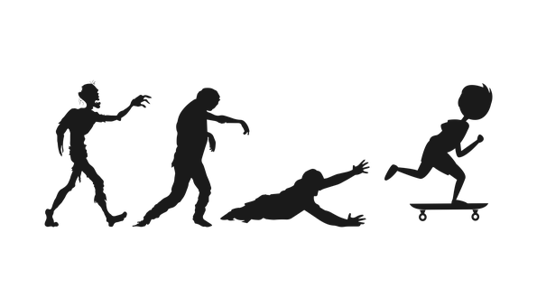 Free Run Boy illustration and picture