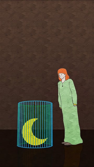 Free painting creativity cage illustration
