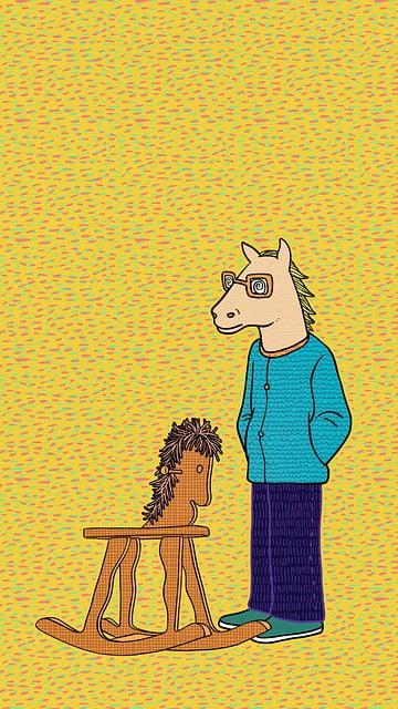 Pictura, Creativitate, Călăreţ, Bojack