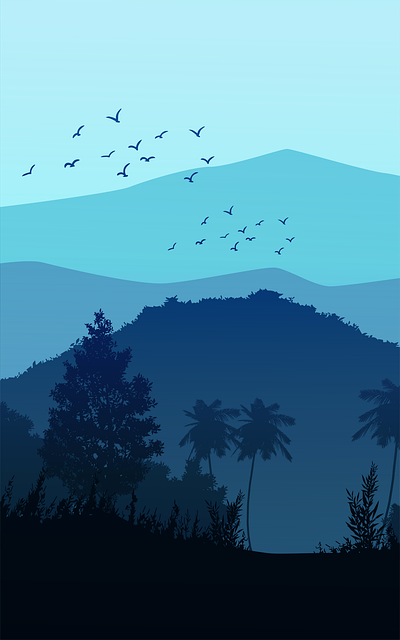 Mountain, Landscape, Sky, Sunset, Nature