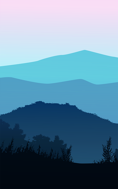 Mountain, Landscape, Sky, Sunset, Nature