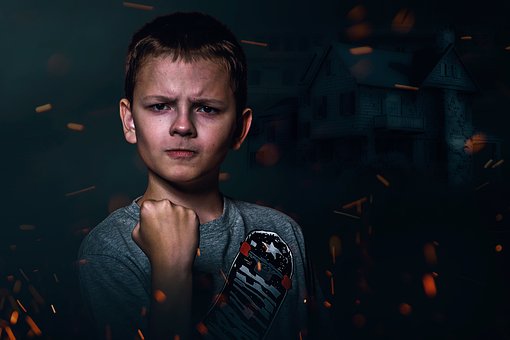 Free Angry Boy photo and picture