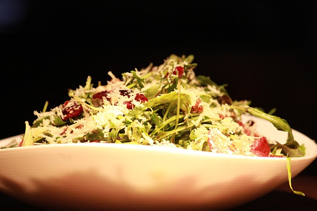 Salada, Saudável, Alface, Queijo