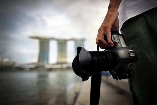 Fotograf, Singapur, Ruka, Fotoaparát