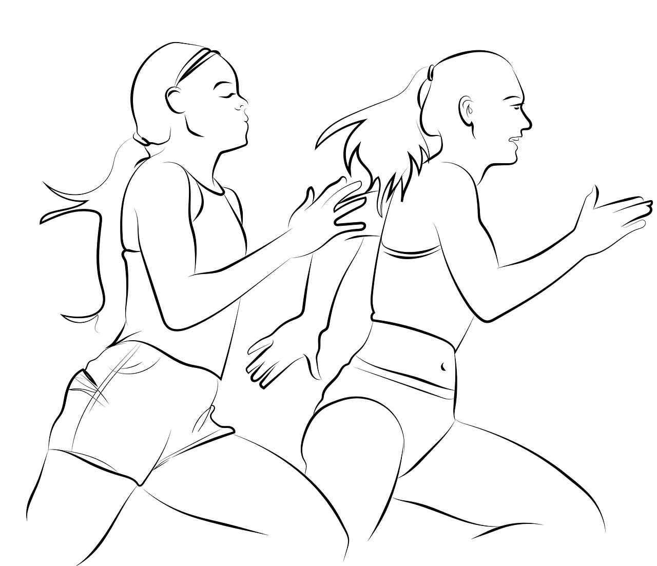Dessin Des Sports Femmes En Image Gratuite Sur Pixabay
