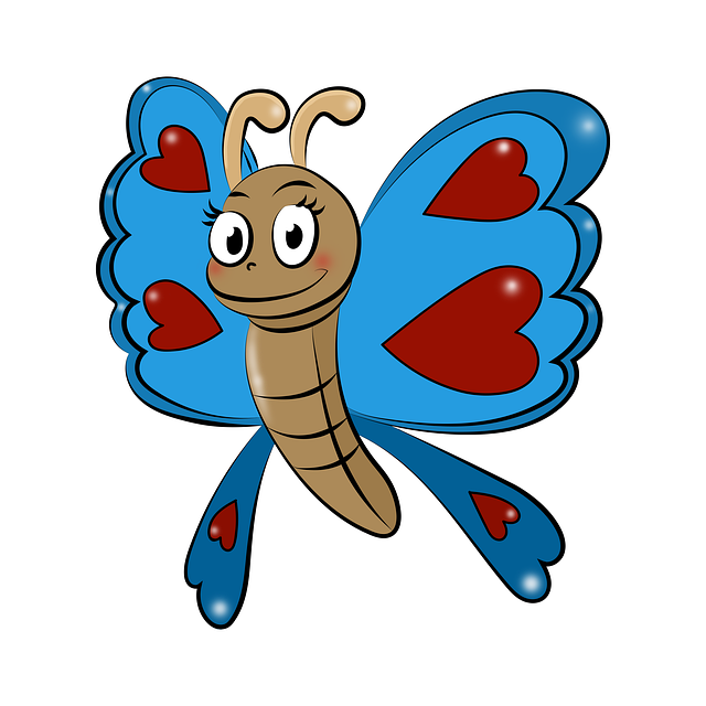 Download free HD stock image of Butterfly Drawing Free butterfly drawing insect illustration