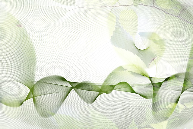 Free particles abstract background illustration