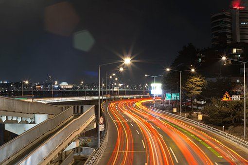 Free Han River Night View photo and picture