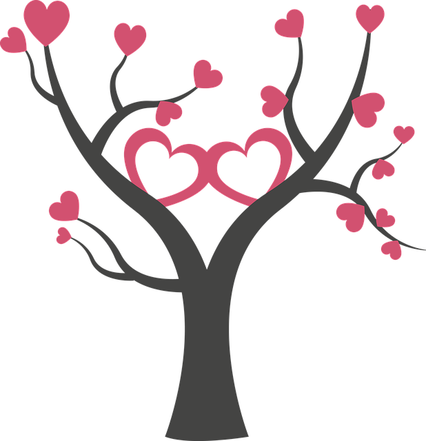 Amor, Corações, Natureza, Romântico
