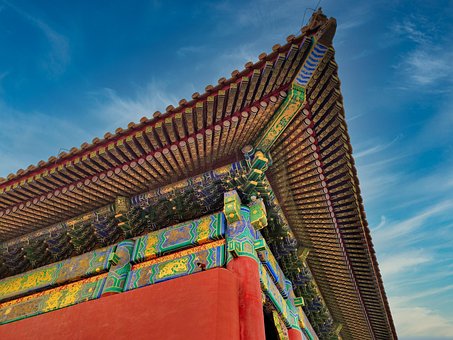 Dach, Palastdach, Verbotene Stadt, China