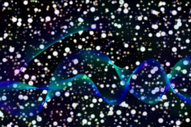 Free physics quantum physics particles illustration