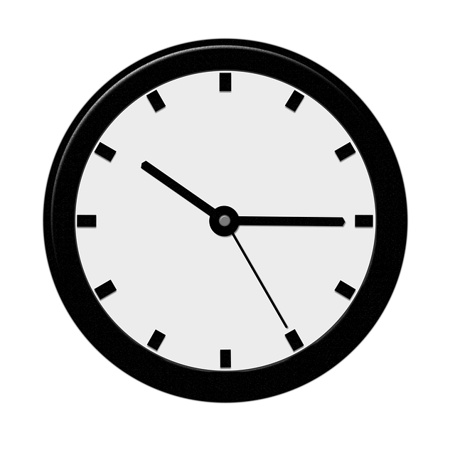Free clock time watch illustration
