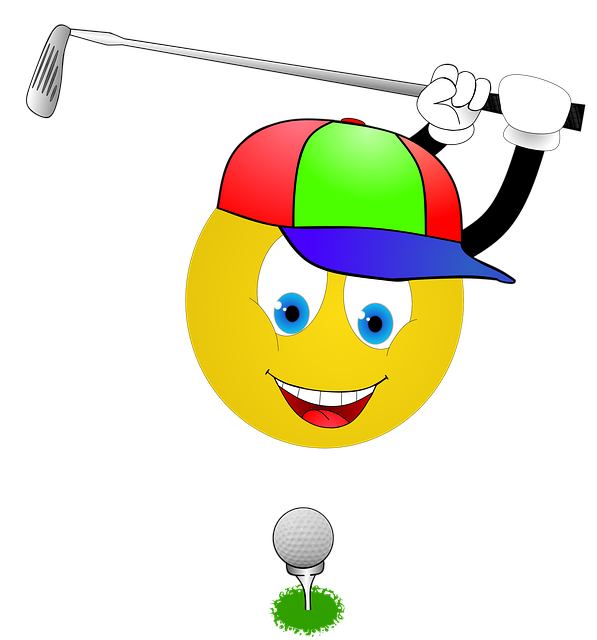 Free peaked cap cap golf illustration