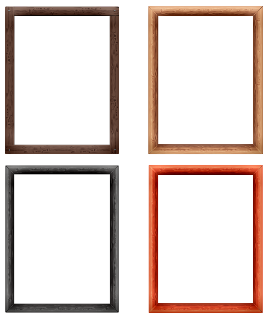 Wood Frame Rectangle - Free image on Pixabay